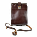 Original Czech Military Shoulder Bag Map Case Document Case Brown