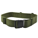 Original Danish army tactical belt olive adjustable field webbing combat NEW - GoMilitar