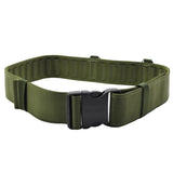 Original Danish army tactical belt olive adjustable field webbing combat NEW