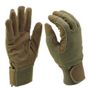 Original Danish Military Tactical Gloves Winter Polycotton Insulated Sand Brown - GoMilitar