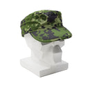 Original Danish Military M84 camouflage field cap with folding ear flaps, lightweight and durable for outdoor use