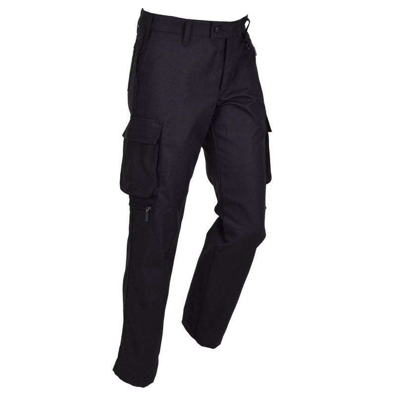 Original Denmark Military black work pants D - ring trousers strong durable New - GoMilitar