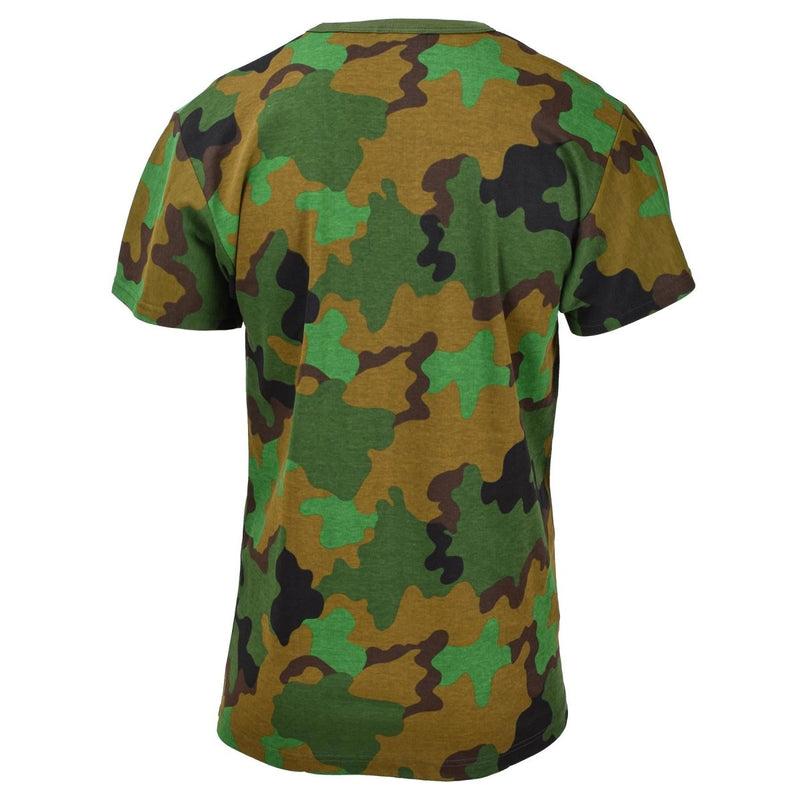 Original Dutch army woodland camo shirt T-shirt military surplus Jungle new - GoMilitar