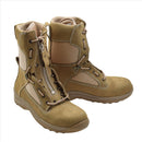 Original Dutch Military Air Force Pilot Boots Genuine Leather Tactical Desert - GoMilitar