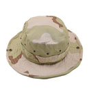 Original Dutch Military desert camo boonie hat with wide brim and neck flap for sun protection and outdoor use