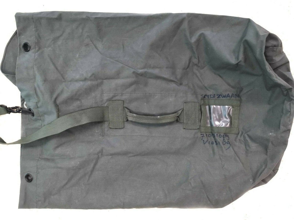 Original Dutch Military Duffel Bag 100liters ripstop Sack Canvas Kit olive