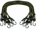 Original Dutch Military Elastic Cords 3 Pack Outdoor Camping Equipment Olive
