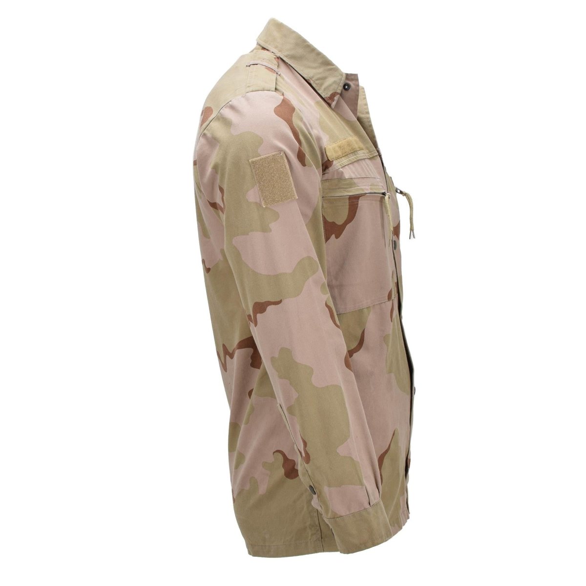 Original Dutch Military Field Shirt Snap Button Closure 3-Color Desert Camo