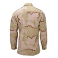Original Dutch Military Field Shirt Snap Button Closure 3-Color Desert Camo