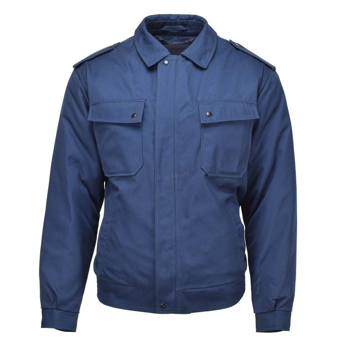Original Dutch military jacket detachable quilted liner blue Netherlands army surplus gear  - GoMilitar