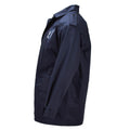 Original Dutch Military Parka Turn Down Collar Fisherman Logo Army Jacket Blue