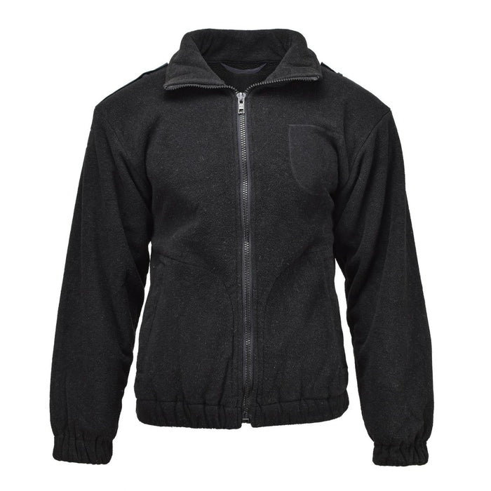 Original Dutch Military Police fleece jacket warm sweater winter jumper black - GoMilitar