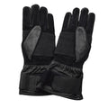 Original Dutch Military Tactical Gloves Reinforeced Knuckle Leather Black