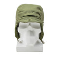 Original Dutch paratrooper hat ranger cap ear flaps brim windproof olive surplus