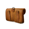 Original French army magazine pouch Brown leather ammo dual bag mag