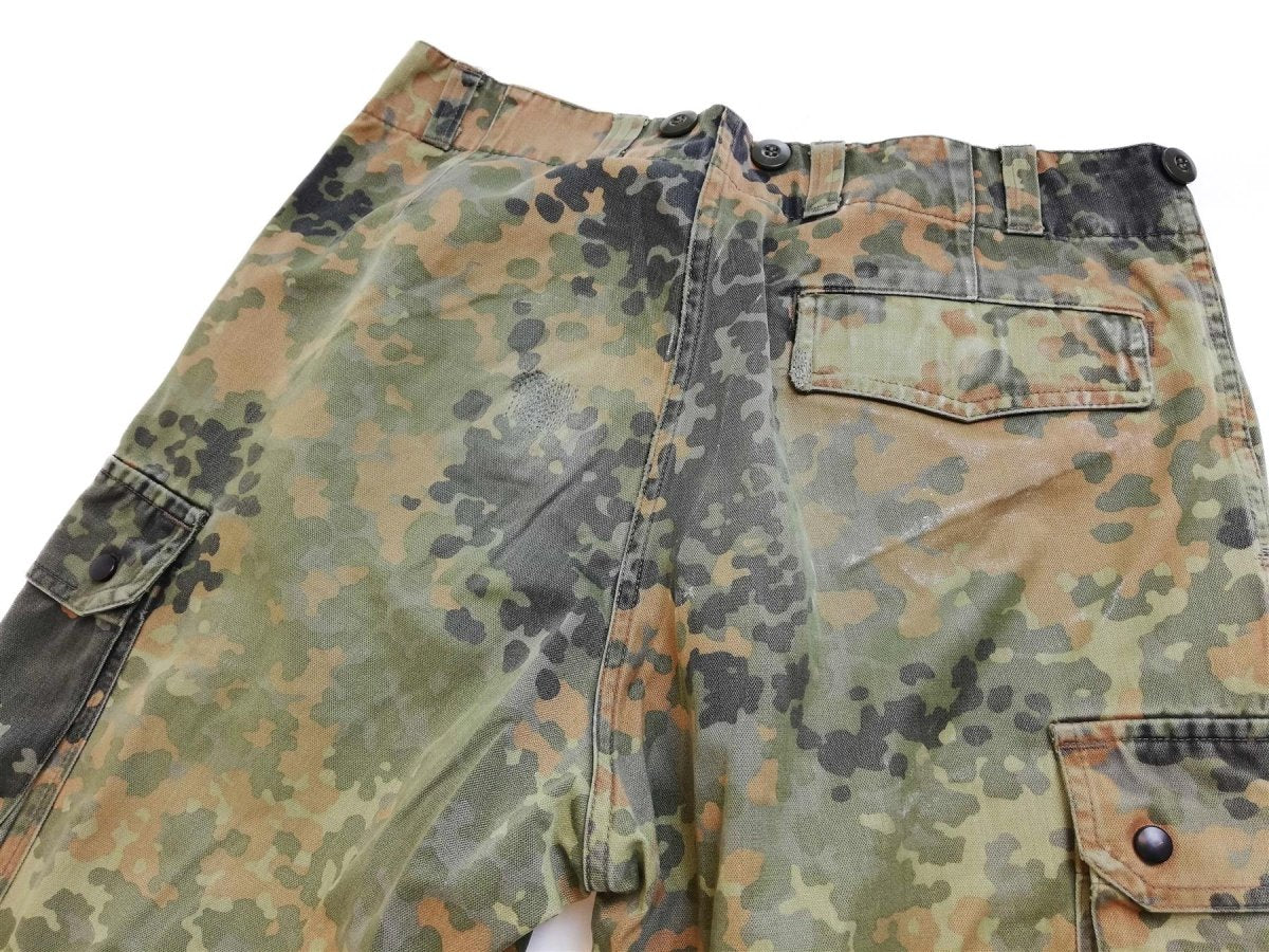 Original German army issue flecktarn camo pants field combat military trousers