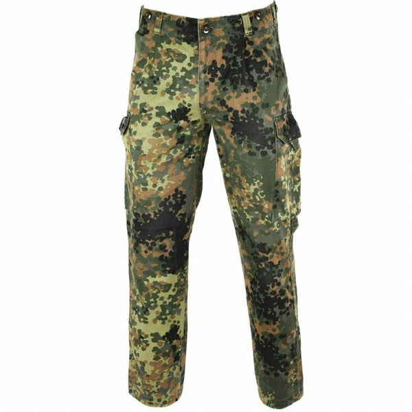 Original German army issue flecktarn camo pants field combat military trousers - GoMilitar
