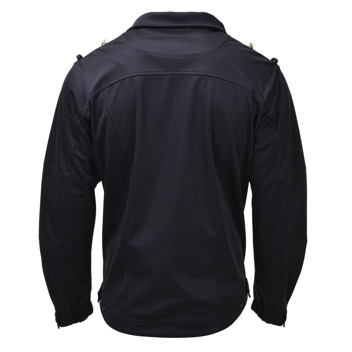 Original German army marine zipped jacket black softshell high collar combat NEW