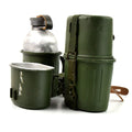 Original German Army Mess Kit Canteen Drinking Flask Water Bottle Cookware Army