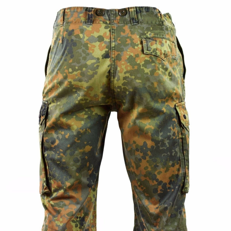 Original German army shorts combat field flecktarn camouflage bermuda - GoMilitar