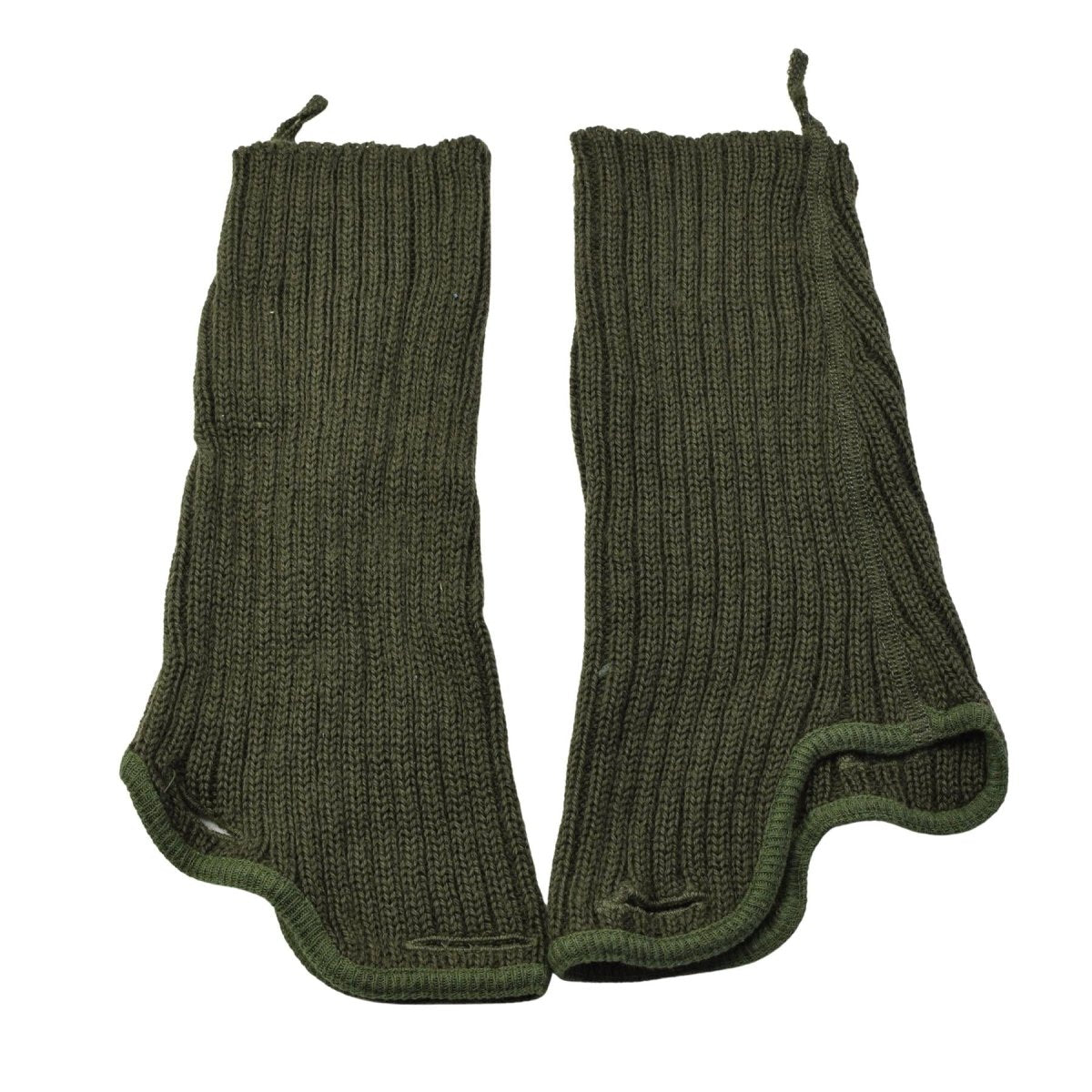 Original German Army Wristlets Cotton Warm Thermal Wrist Warmers Olive