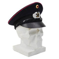 Original German Fire Department Brigade Peaked Cap Cockade BGS Badge Blue