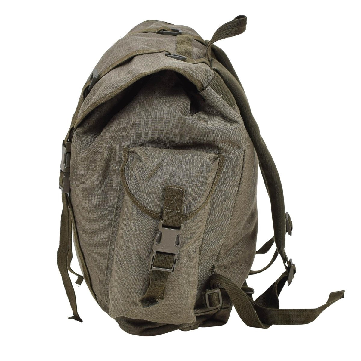 Original German Military 35L Mountain Backpack Durable Multiple Pockets Olive
