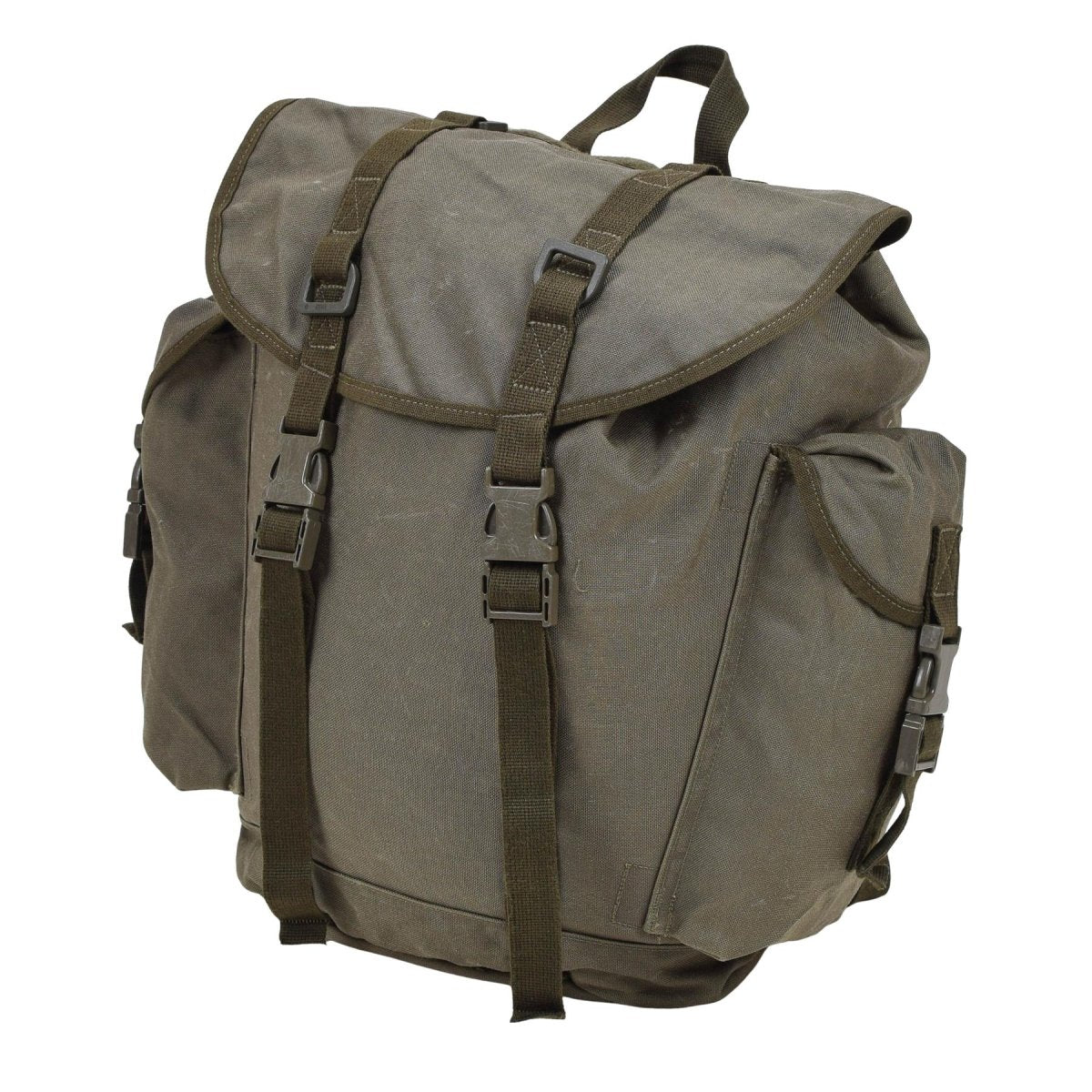 Original German Military 35L Mountain Backpack Durable Multiple Pockets Olive