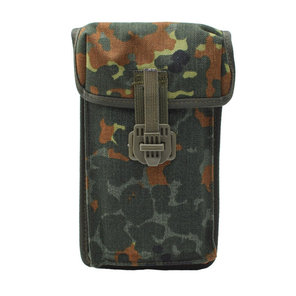 Original German Military BW magazine pouch MP2 small flecktarn camo nylon cordura