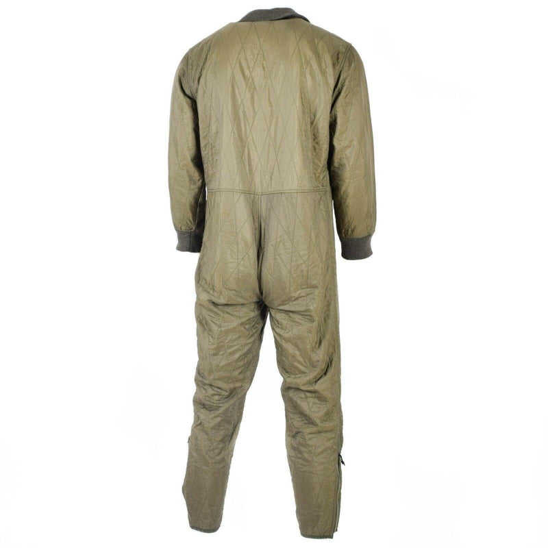 Original German Military Jumpsuit Liner Insulated Cold Weather Gear Olive