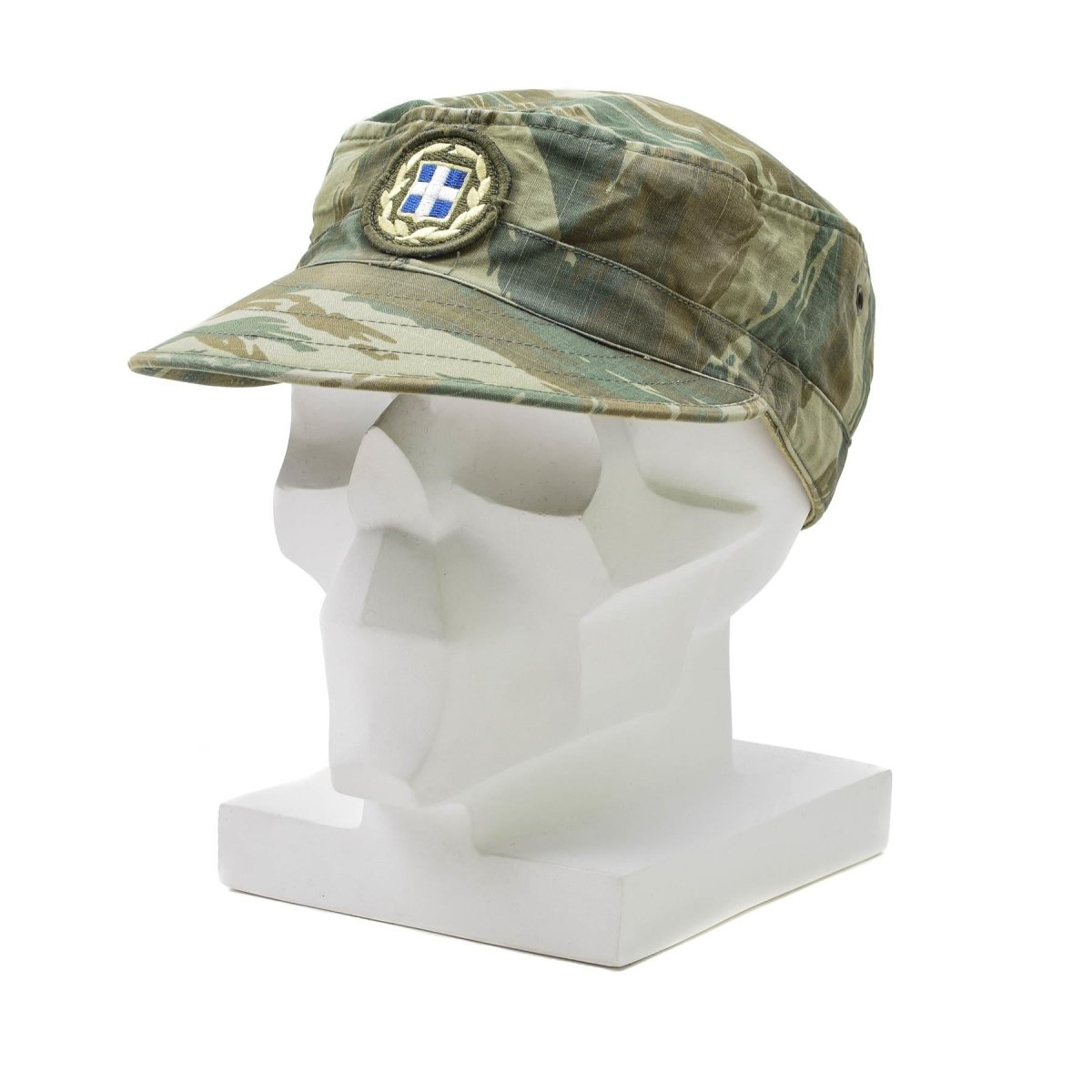 Original Greek army field troops cap lizard camo lightweight military summer cap