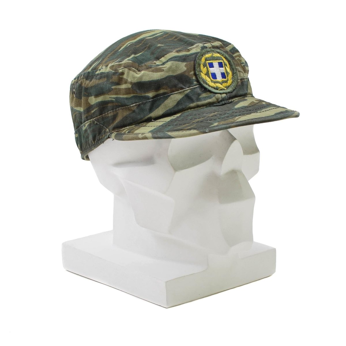 Original Greek army field troops cap lizard camo lightweight military summer cap