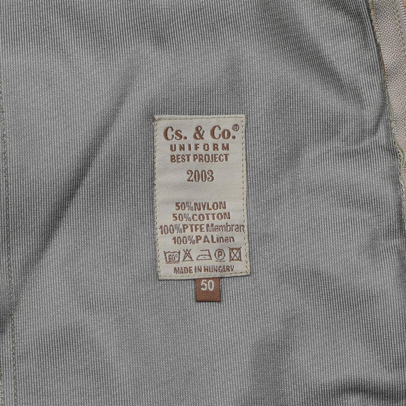 Original Hungarian Army rain jacket combat camouflage desert waterproof hooded - GoMilitar