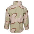 Original Hungarian Army rain jacket combat camouflage desert waterproof hooded - GoMilitar
