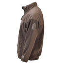 Original Hungarian military brown fleece jacket storm stopper adjustable cuffs - GoMilitar