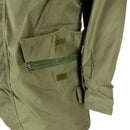 Original Italian army olive green parka military jacket BDU surplus issue coat - GoMilitar