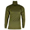Original Italian army tricot shirt zipper Undershirt F1 thermal Green OD NEW
