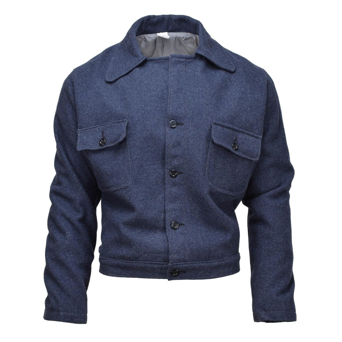 Original Italian army vintage ike jacket wool blouse dress jacket uniform blue