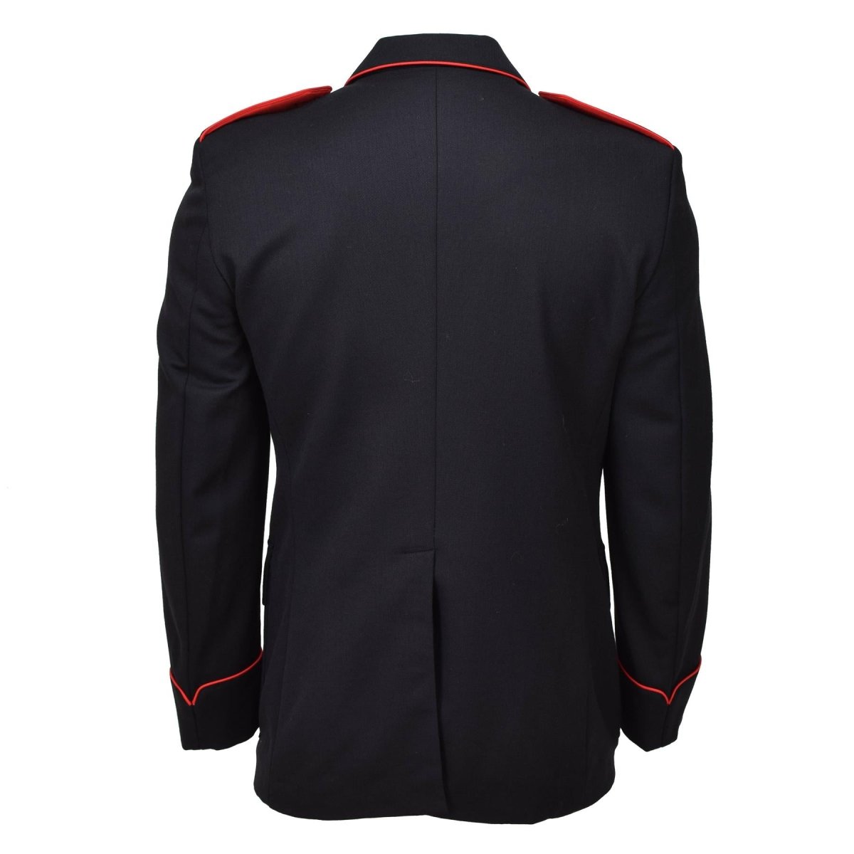 Original Italian military black wool carabinieri formal jacket red stripes NEW