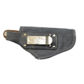 Original Italian Military Pistol Holster Nylon Snap Button Closure Gray