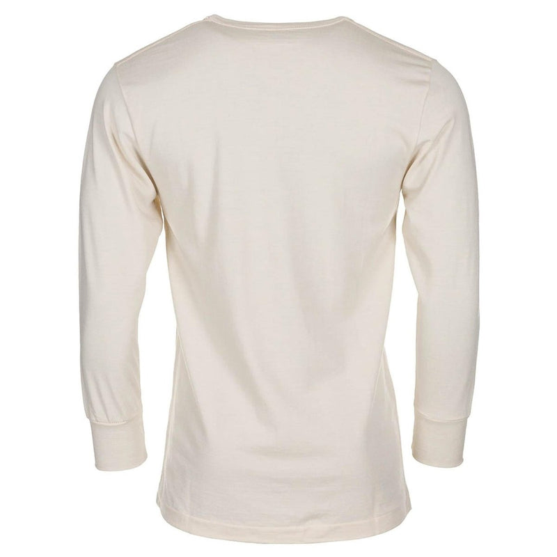 Original Italian Military Slim Fit T-Shirt Breathable Long Sleeve White