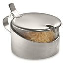 Original Italian Military Stainless Steel Glass Cheese Storage Container - GoMilitar