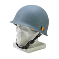 Original Military Belgian Steel Helmet M51 tactical combat inner pvc Light Blue