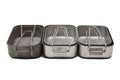 Original Military issue Mess tins stainless steel camping outdoor tableware set