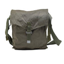 Original Polish Army Vintage Gasmask Bag Durable Adjustable Straps Olive Green - GoMilitar