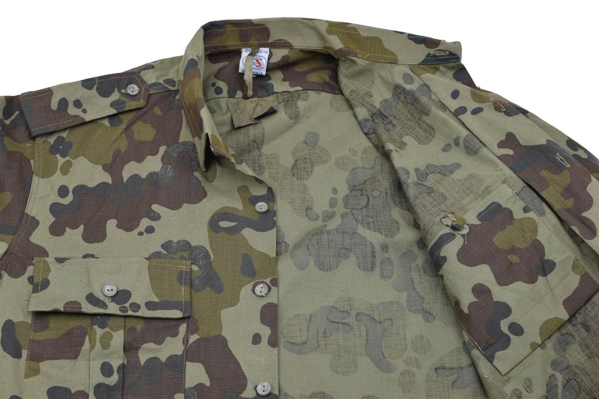 Original Romanian military shirts lightweight field uniform M94 Mozaic camo