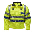 Original Scottish Police High Visibility Reflective Uniform Jacket Yellow