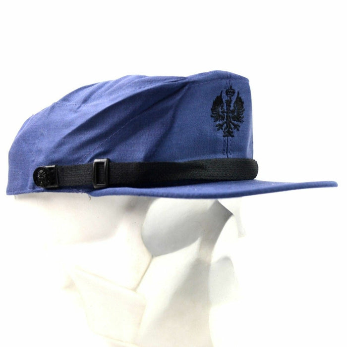Original Spain Spanish military visor cap army navy peaked cap blue - GoMilitar