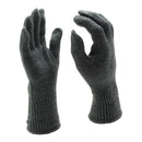 Original Swiss Military Winter Shooting Gloves Knitted Trigger Finger Gray designed for outdoor and tactical use with military surplus style
