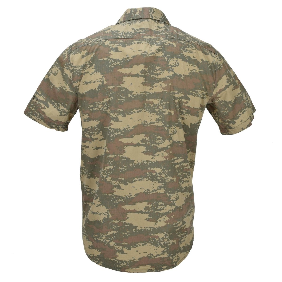 Original Turkish army field shirts durable ripstop camo short sleeve tactical
